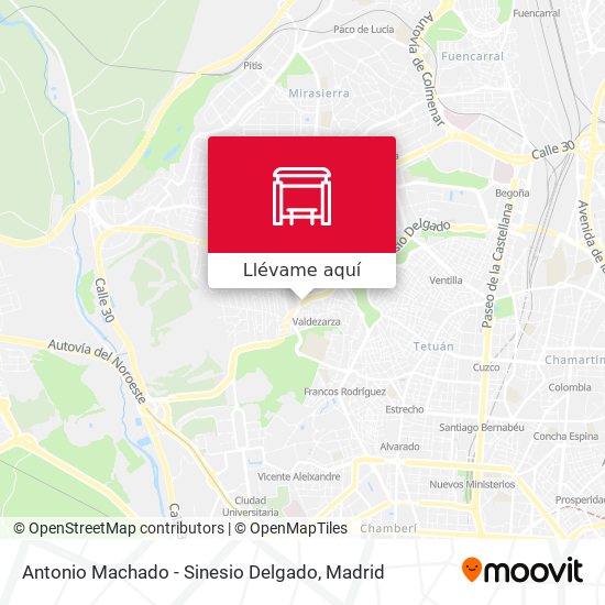 Mapa Antonio Machado - Sinesio Delgado