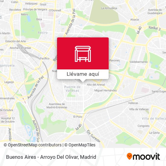 Mapa Buenos Aires - Arroyo Del Olivar