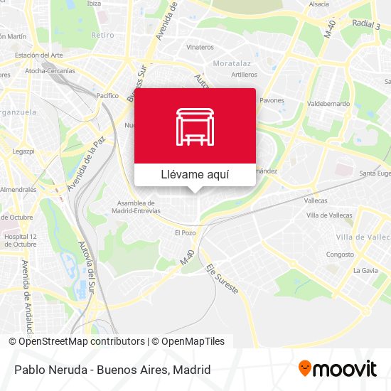 Mapa Pablo Neruda - Buenos Aires