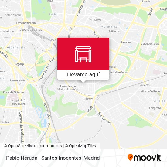 Mapa Pablo Neruda - Santos Inocentes