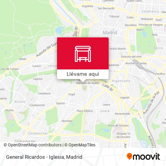Mapa General Ricardos - Iglesia