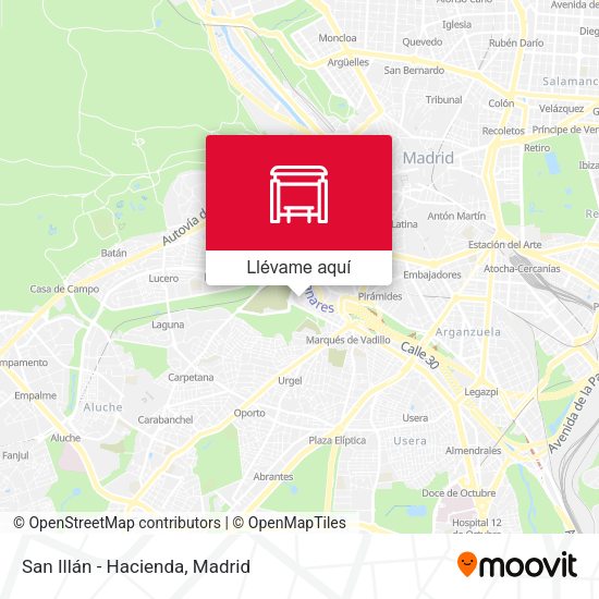 Mapa San Illán - Hacienda