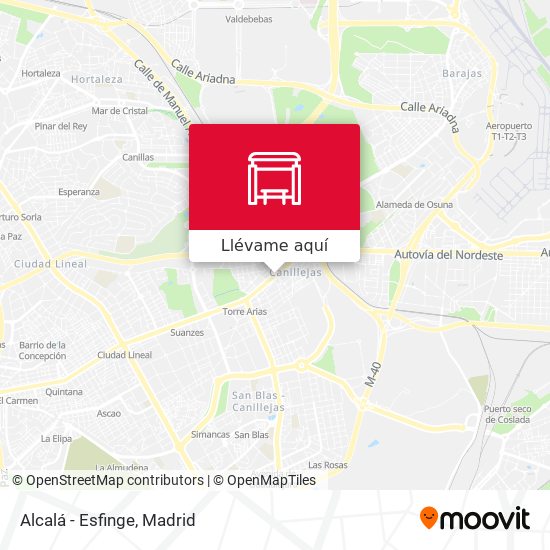 Mapa Alcalá - Esfinge