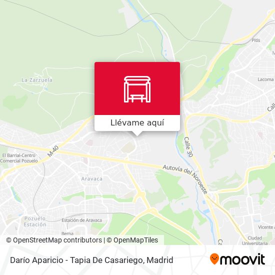 Mapa Darío Aparicio - Tapia De Casariego