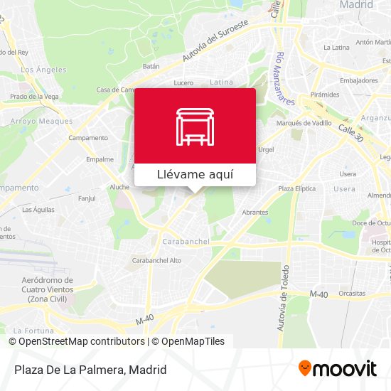 Mapa Plaza De La Palmera