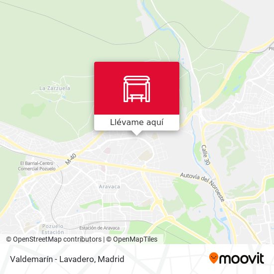 Mapa Valdemarín - Lavadero