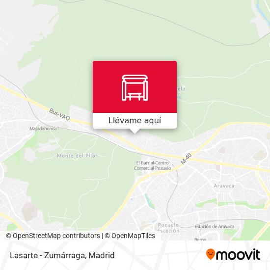 Mapa Lasarte - Zumárraga