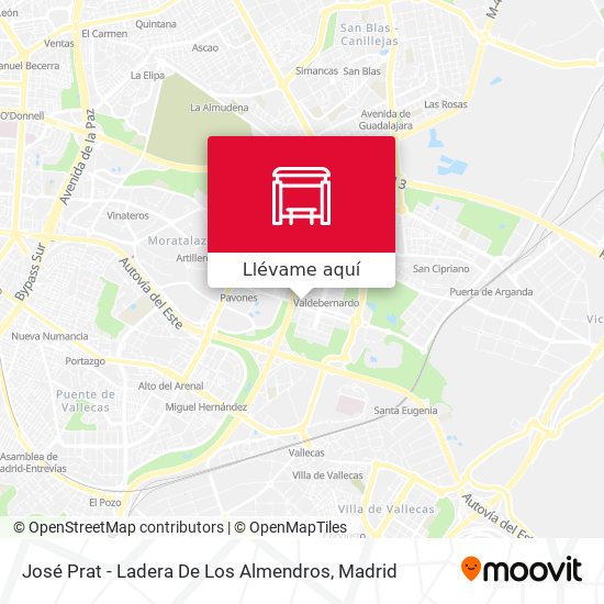 Mapa José Prat - Ladera De Los Almendros