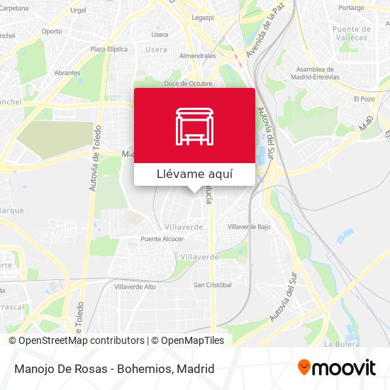 Mapa Manojo De Rosas - Bohemios