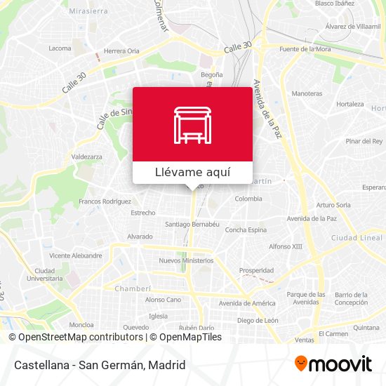 Mapa Castellana - San Germán