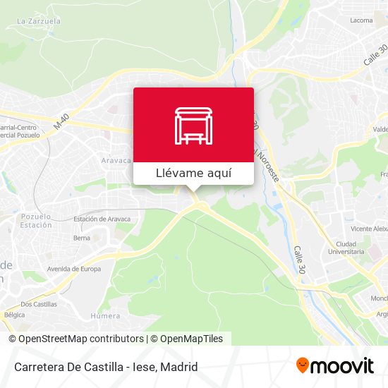 Mapa Carretera De Castilla - Iese