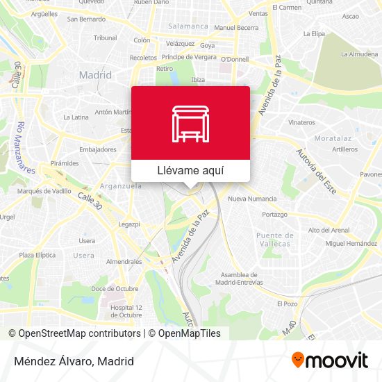 Mapa Méndez Álvaro