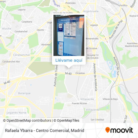 Mapa Rafaela Ybarra - Centro Comercial