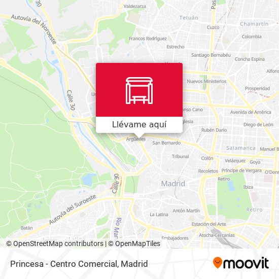 Mapa Princesa - Centro Comercial