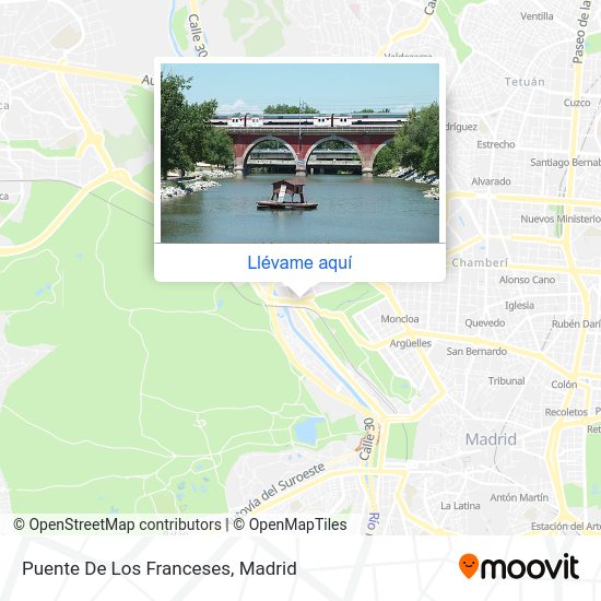 Mapa Puente De Los Franceses