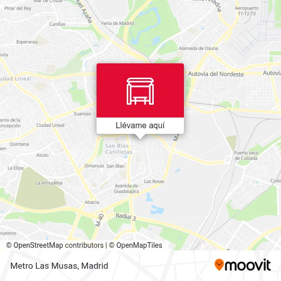 Mapa Metro Las Musas