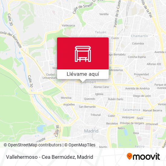 Mapa Vallehermoso - Cea Bermúdez