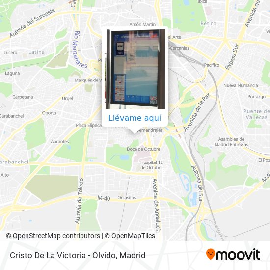 Mapa Cristo De La Victoria - Olvido
