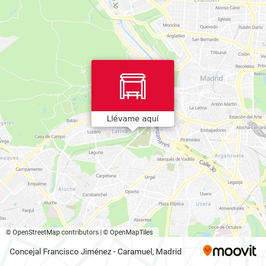 Mapa Concejal Francisco Jiménez - Caramuel