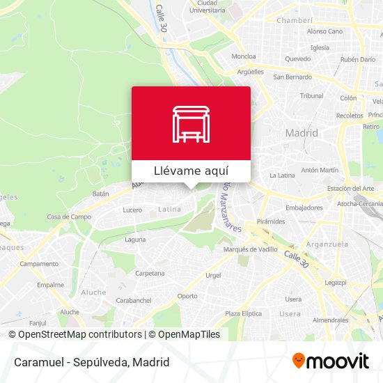 Mapa Caramuel - Sepúlveda