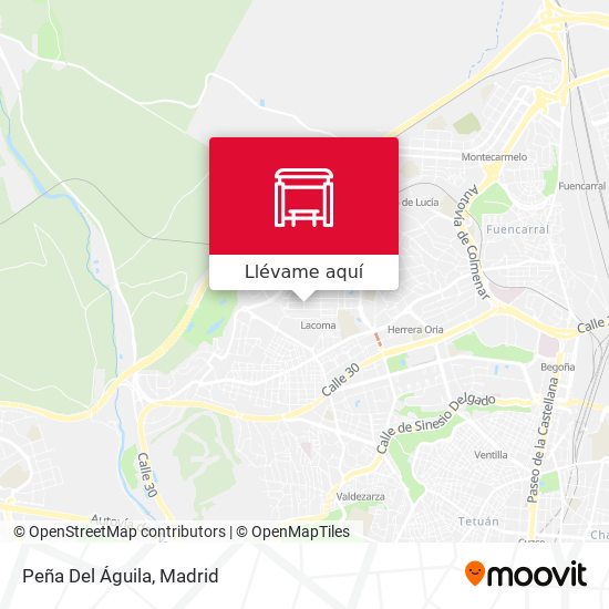 Mapa Peña Del Águila