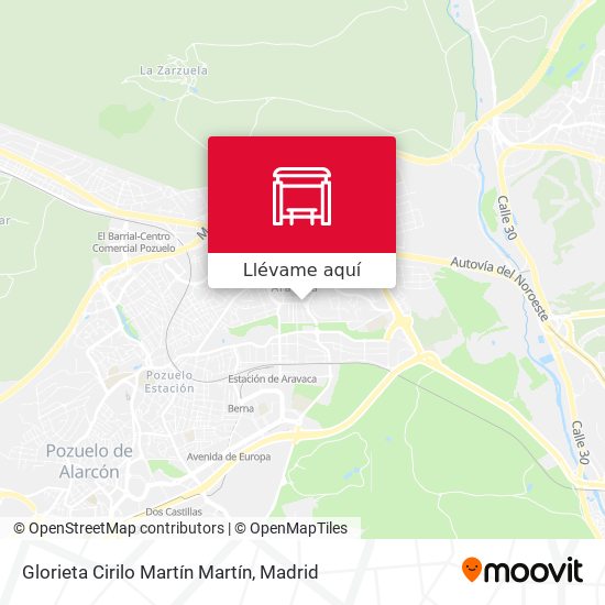 Mapa Glorieta Cirilo Martín Martín