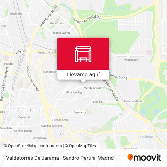 Mapa Valdetorres De Jarama - Sandro Pertini