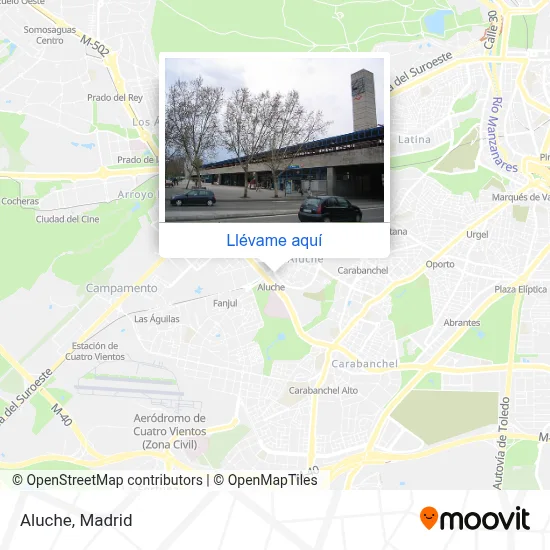 Mapa Aluche