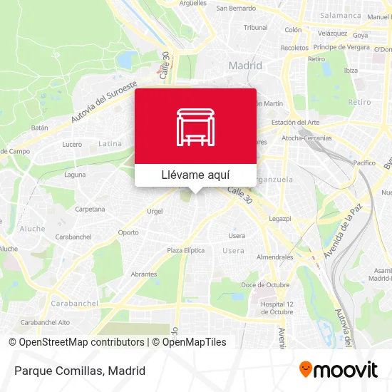 Mapa Parque Comillas