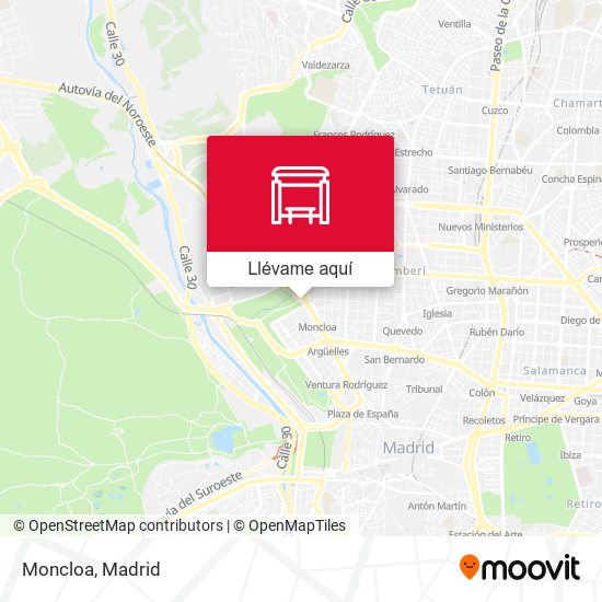 Mapa Moncloa