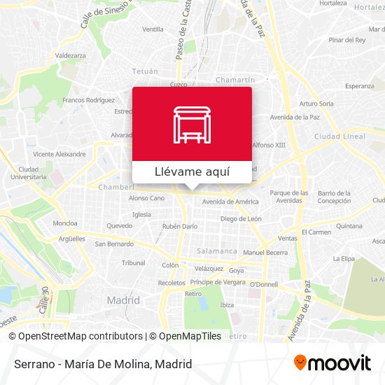 Mapa Serrano - María De Molina