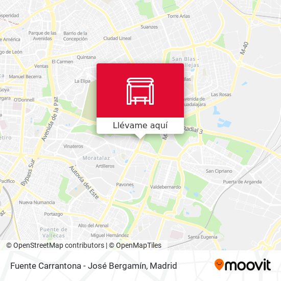 Mapa Fuente Carrantona - José Bergamín