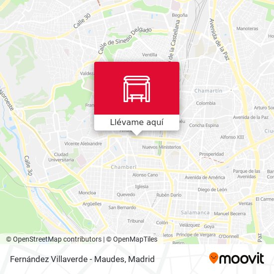 Mapa Fernández Villaverde - Maudes