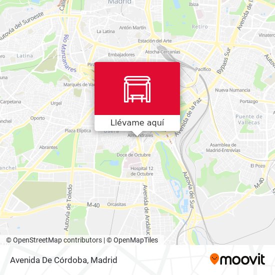 Mapa Avenida De Córdoba