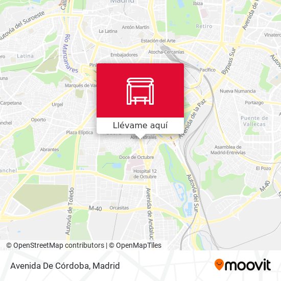 Mapa Avenida De Córdoba
