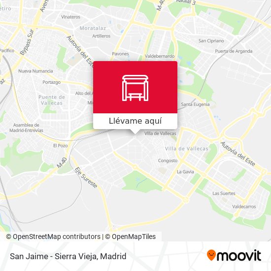 Mapa San Jaime - Sierra Vieja