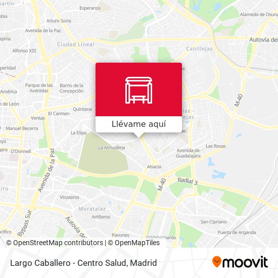 Mapa Largo Caballero - Centro Salud