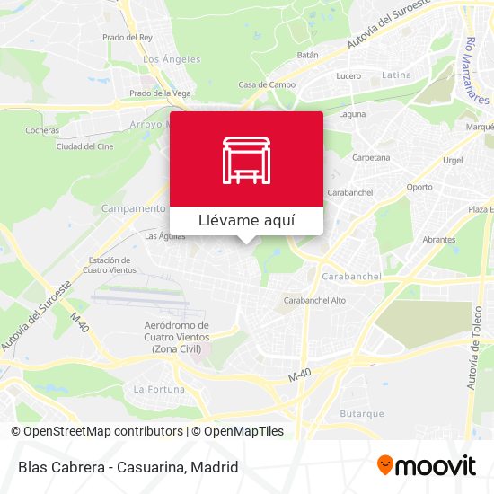 Mapa Blas Cabrera - Casuarina