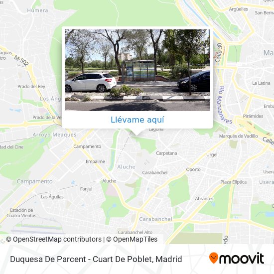 Mapa Duquesa De Parcent - Cuart De Poblet