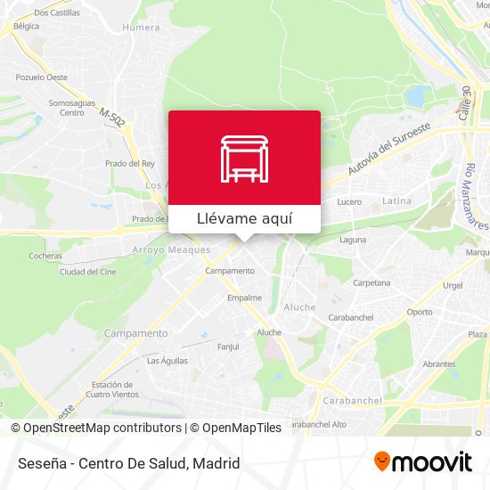 Mapa Seseña - Centro De Salud