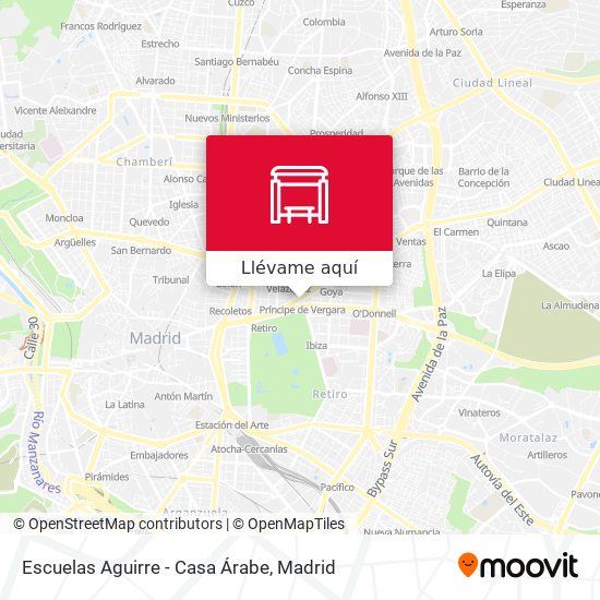 Mapa Escuelas Aguirre - Casa Árabe