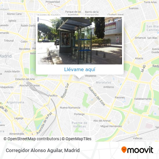 Mapa Corregidor Alonso Aguilar