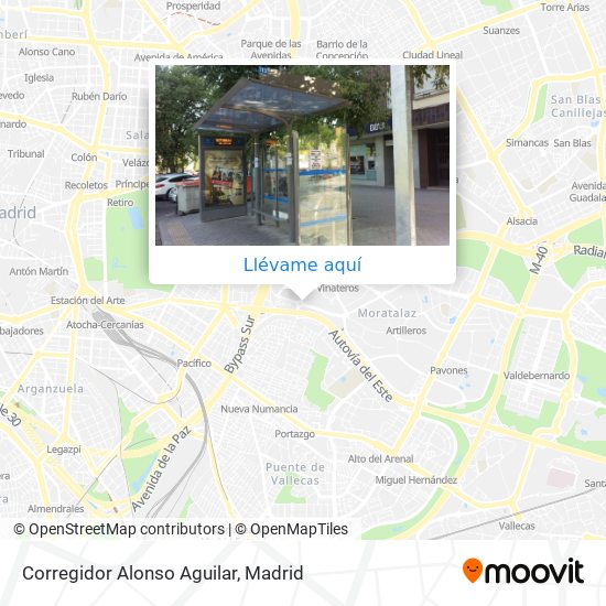 Mapa Corregidor Alonso Aguilar