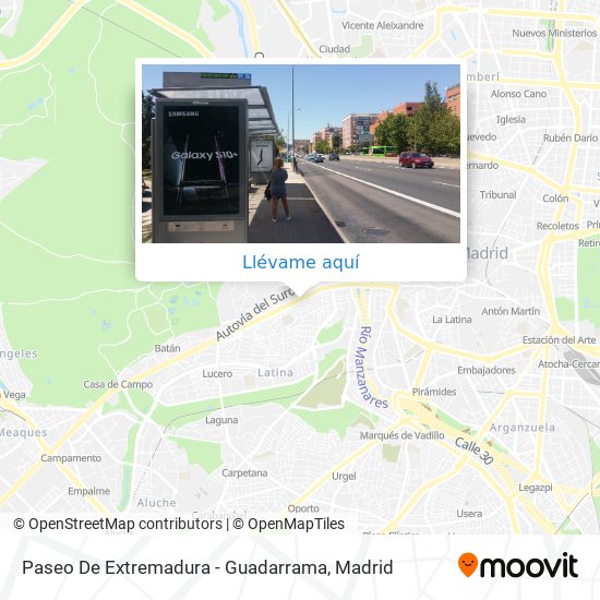 Mapa Paseo De Extremadura - Guadarrama