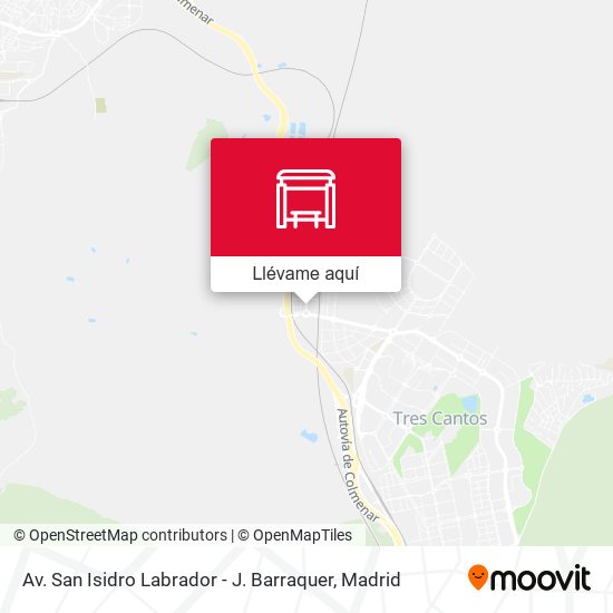Mapa Av. San Isidro Labrador - J. Barraquer