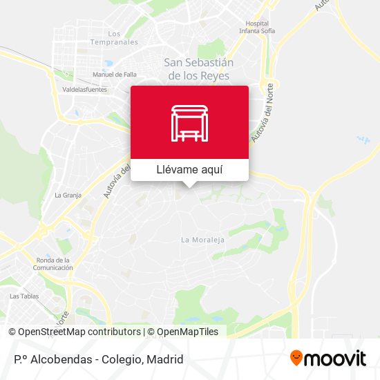 Mapa P.º Alcobendas - Colegio
