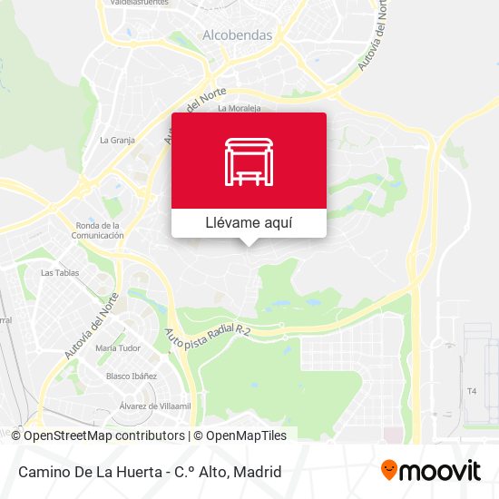 Mapa Camino De La Huerta - C.º Alto