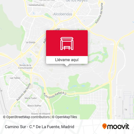 Mapa Camino Sur - C.º De La Fuente