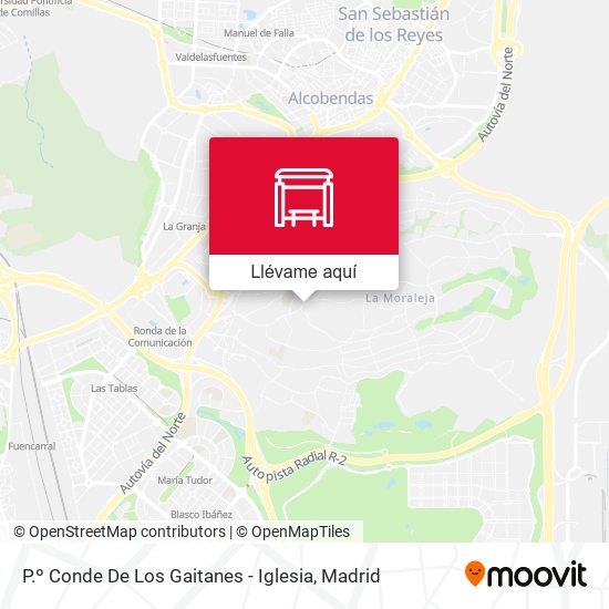 Mapa P.º Conde De Los Gaitanes - Iglesia