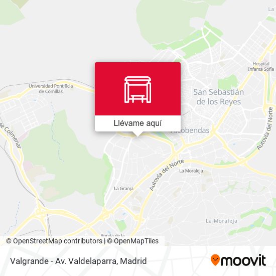 Mapa Valgrande - Av. Valdelaparra